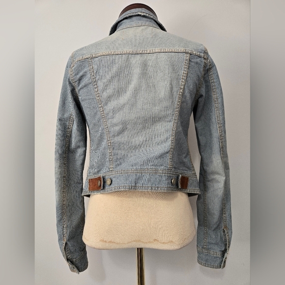 ANTHROPOLOGIE PILCRO AND THE LETTERPRESS Denim Railroad jacket. Size XS - Picture 7 of 13